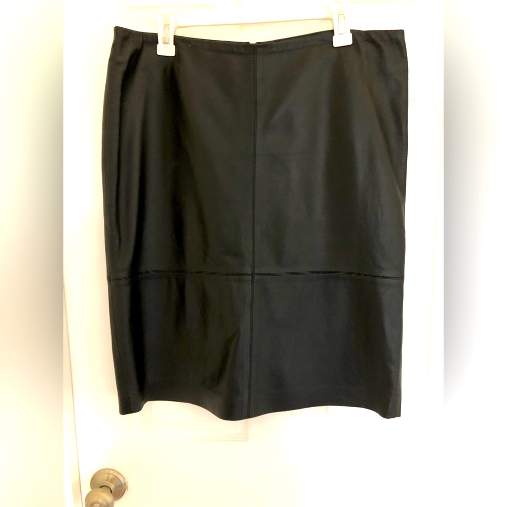 Black Leather Skirt